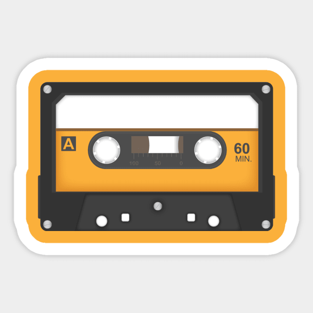 CASSETTE COLLECTION Sticker by Robert's Design